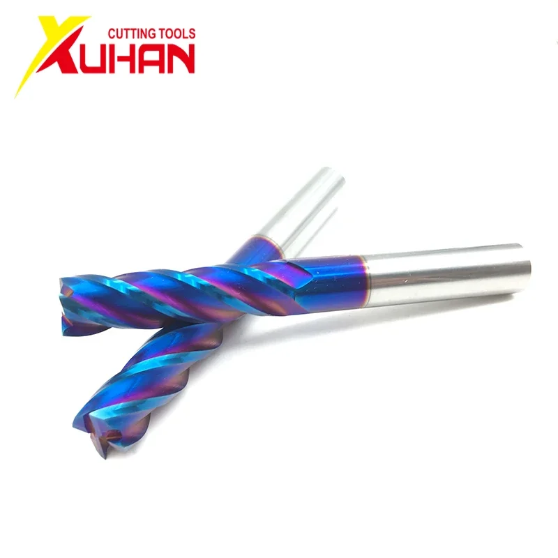 HRC65 4 Flutes carbide end mill milling tools Alloy Coating Tungsten Steel endmils Cnc machine cutting tools end mills