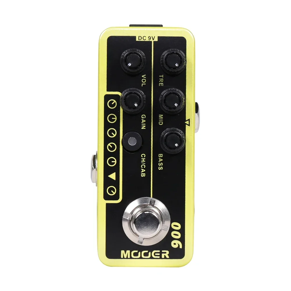 

MOOER 006, американский классический роскошный цифровой предусилитель, педаль эффектов для гитары, американский блюз, комбинированный предусилитель, педаль, детали для гитары, аксессуары