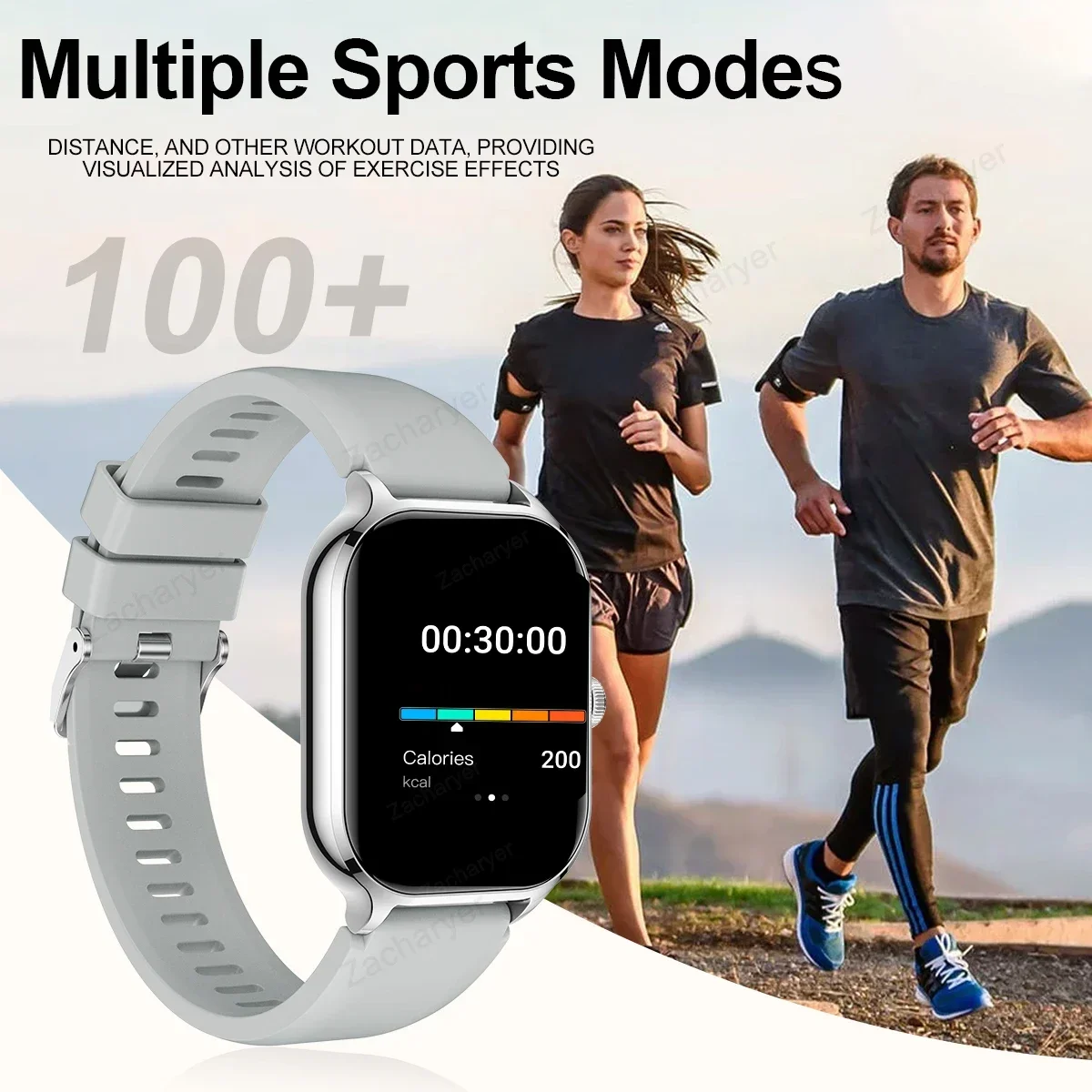 

2025 Smart Watch, Multiple Sport Modes, Various App Notifications, Perfect Gift for Holidays, iPhone/Android