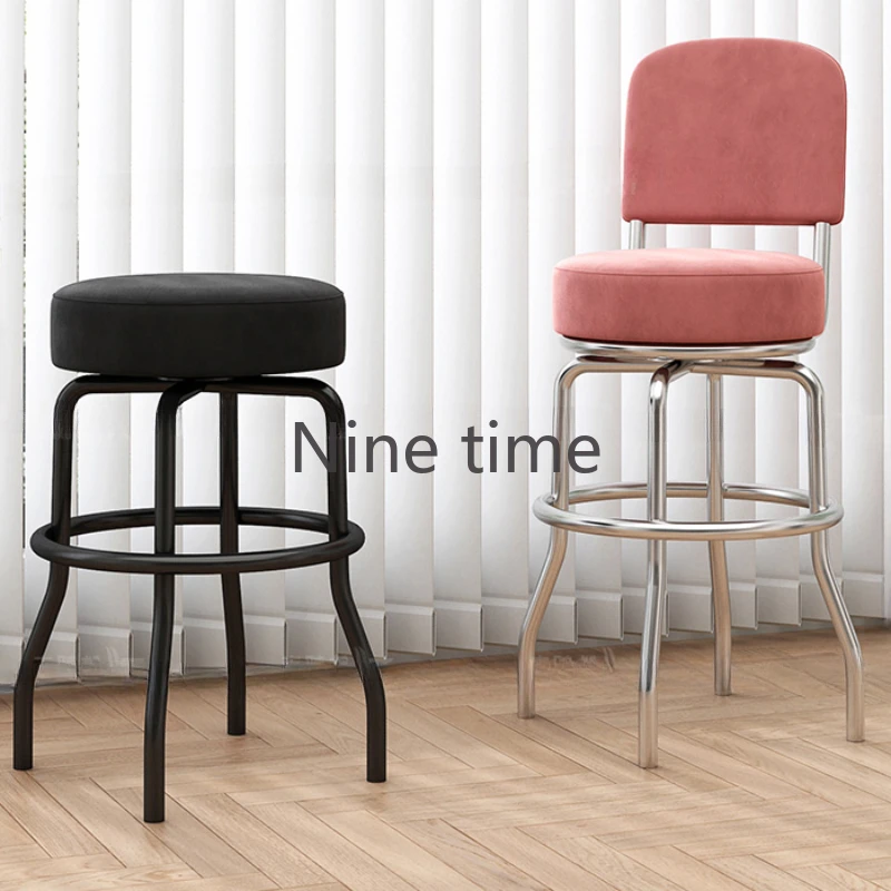 

Antique Furniture Design Chair Modern Bar Stools Adjustable Tabouret Chaise Chairs Luxury Metal Nordic Cafeteria Armchair Gaming