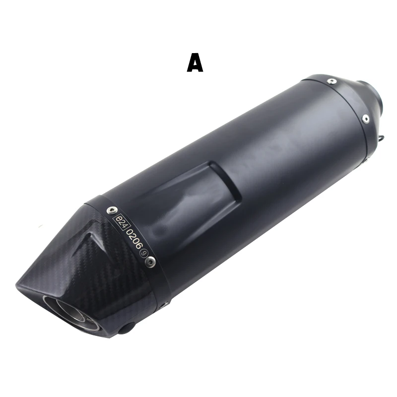 Motorcycle Exhaust Pipe Motorbike Muffler DB Killer Carbon  Modification Sports Car Sound Universal 