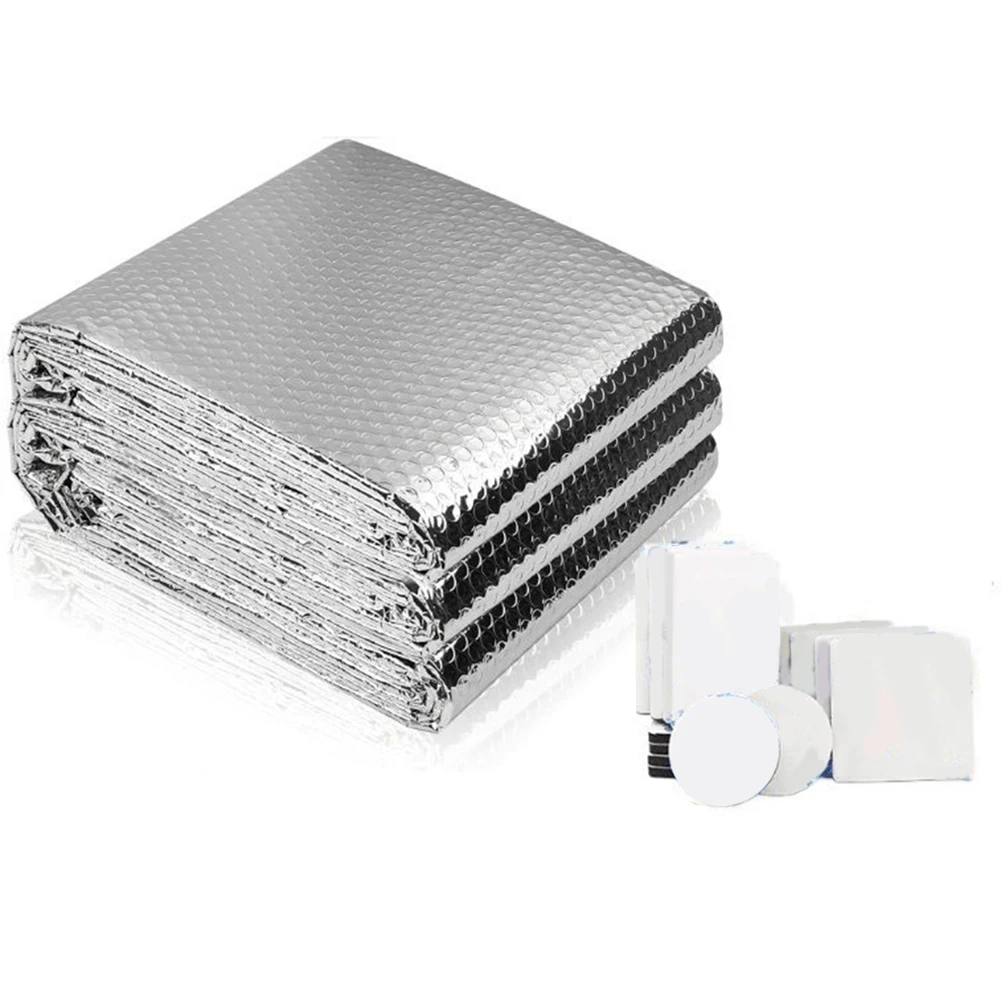 Dubbelzijdige folie Aluminiumfolie Isolatiemateriaal voor binnen Reflecteert 95-warmte Betaalbare verwarmingsoplossing Knutselpapier