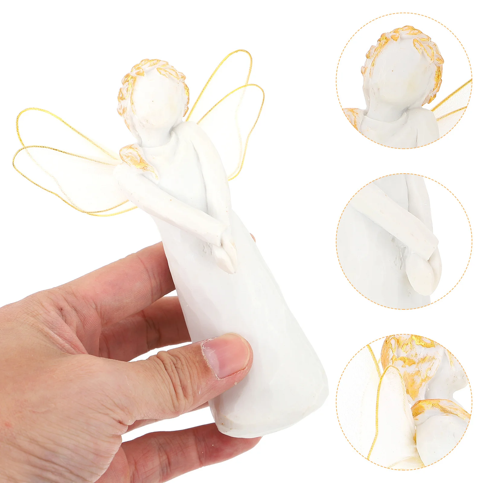 

Creative Ornament Resin Angel Desktop Decoration Bedroom Craft Statue Unique Elegant