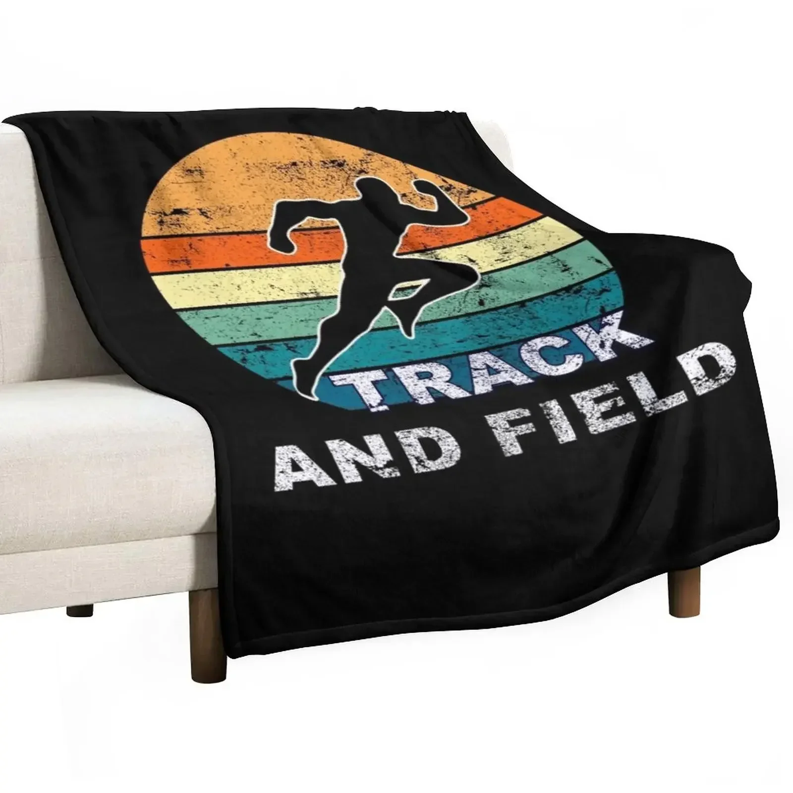 

Track and field / track & field funny / Running Motivation Throw Blanket Hair heavy to sleep Blankets For Baby Soft Big Blankets
