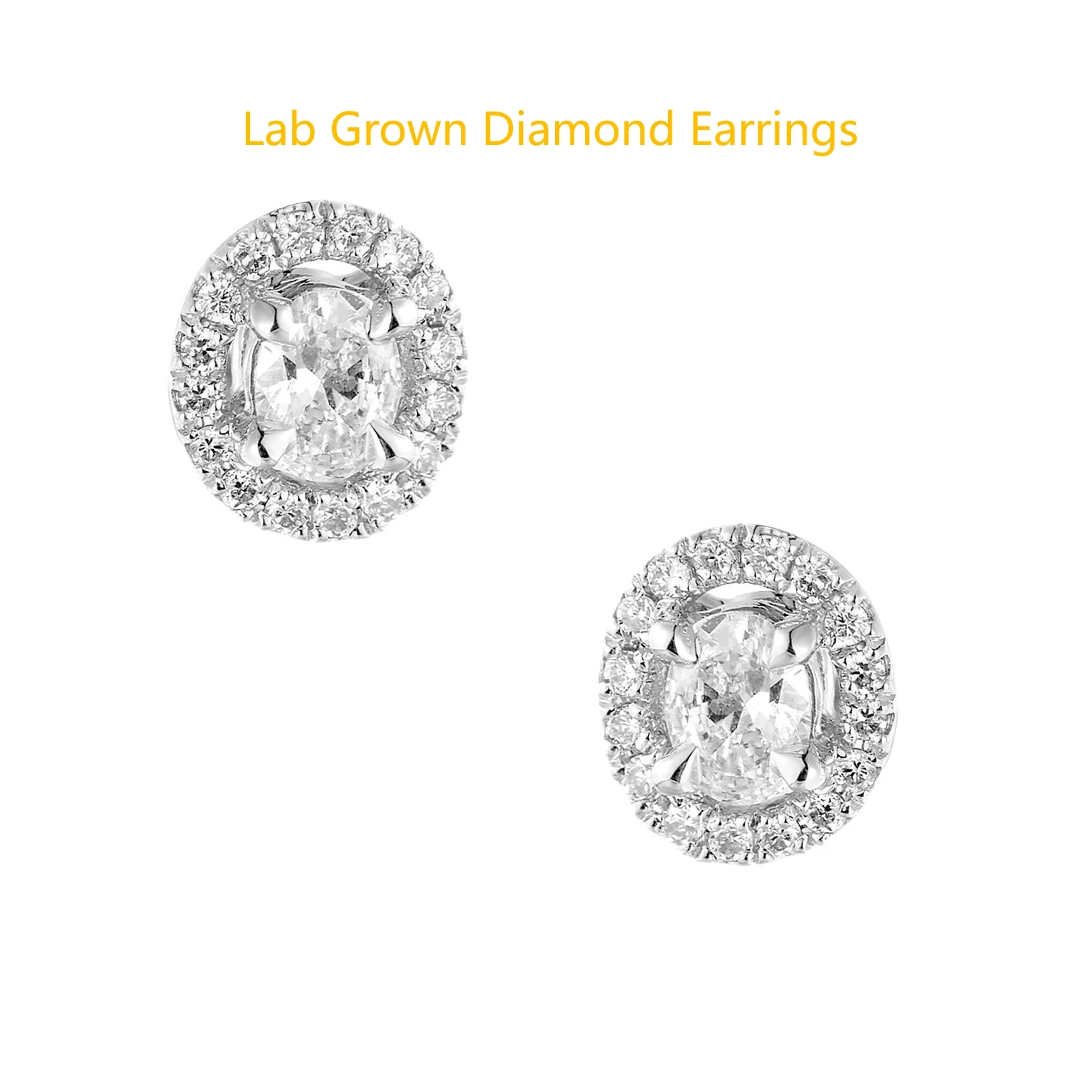 

Серьги-гвоздики овальной и круглой формы с бриллиантами DEF VS-VVS, 0,4 карата, платина 950, классический дизайн, серьги для женщин