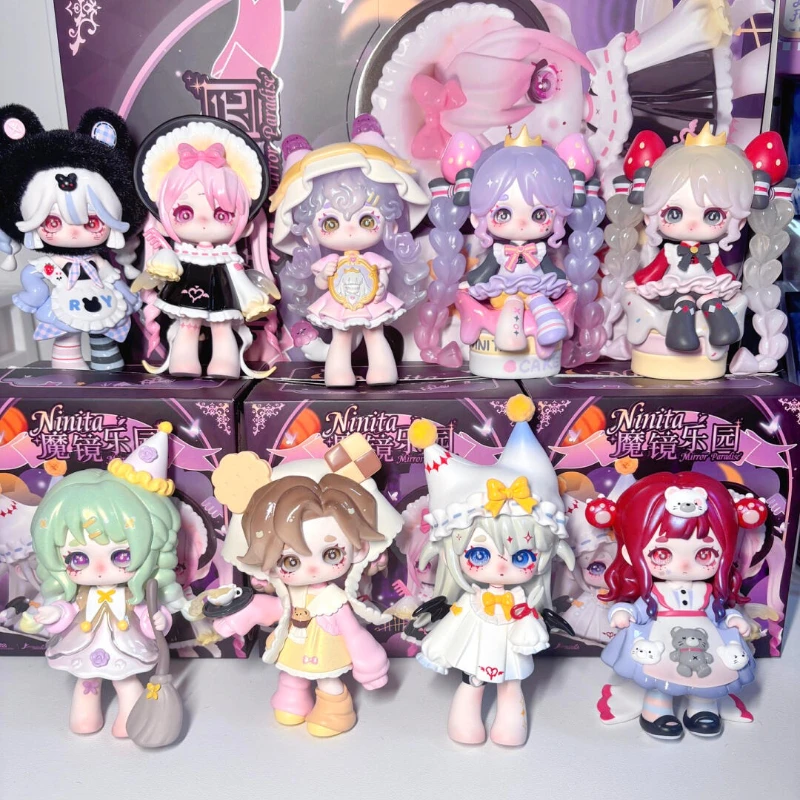 

Подлинная ниндзита Magic Mirror Park Series слепая коробка Kawaii настольный декор милая аниме кукла загадочная коробка сумка-сюрприз игрушки подарки для девочек