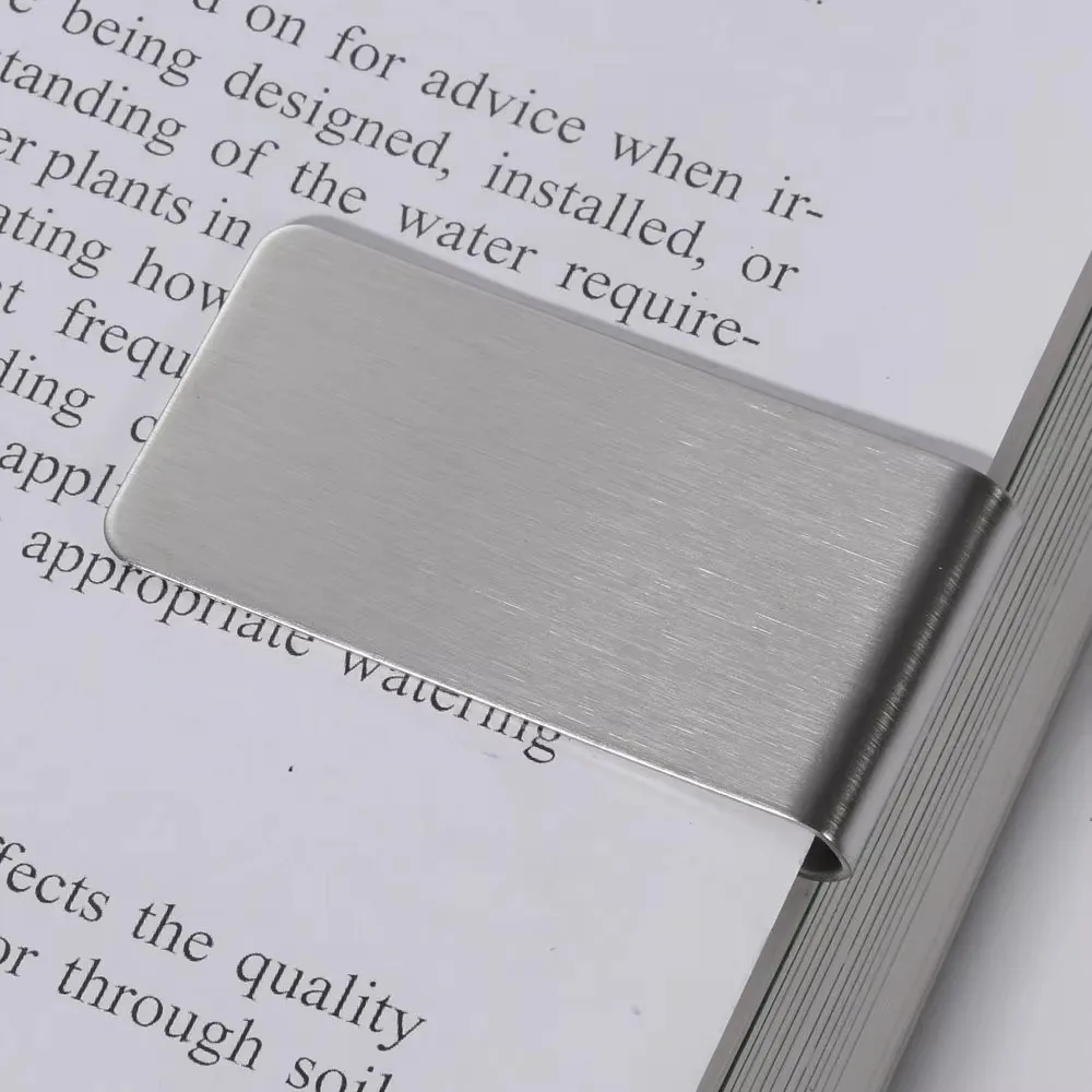 Front Pocket Wallet Money Clip Metal Magnet Free Cash Holder Slim Profile Precision Fit Multipurpose Money Holder
