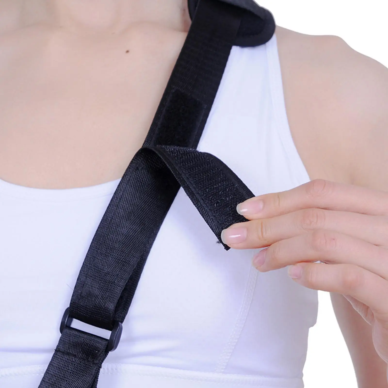 Breathable Arm Sling Support Strap Lightweight Left Right Mesh Immobilizer for Injury Elbow Dislocation Collar Bone Rotator Cuff