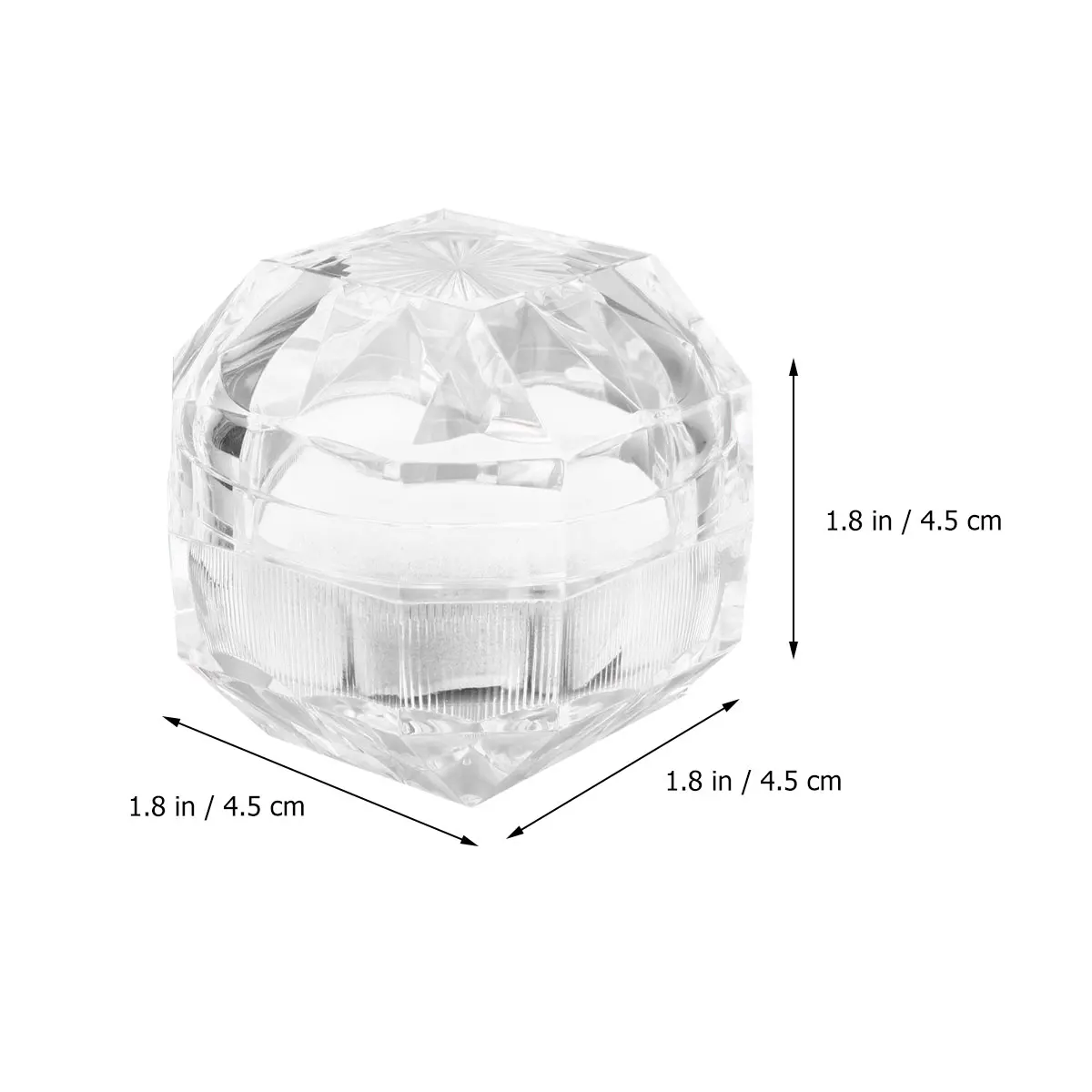 

Fashion Ring Box Jewelry Packaging for Earrings Necklace Unique Shape Lightweight Premium Material Storage ganizer Christmas