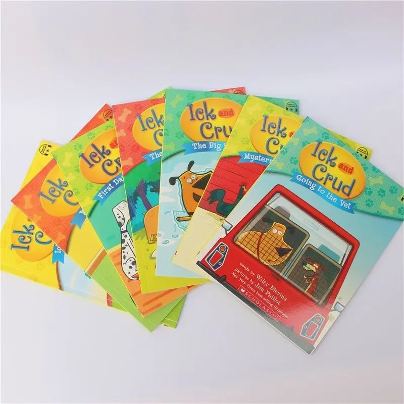 7 Volumes of Fat Dog and Thin Dog High-quality Version Volume Friend Kami Children English Books for Kid Bedtime Reading