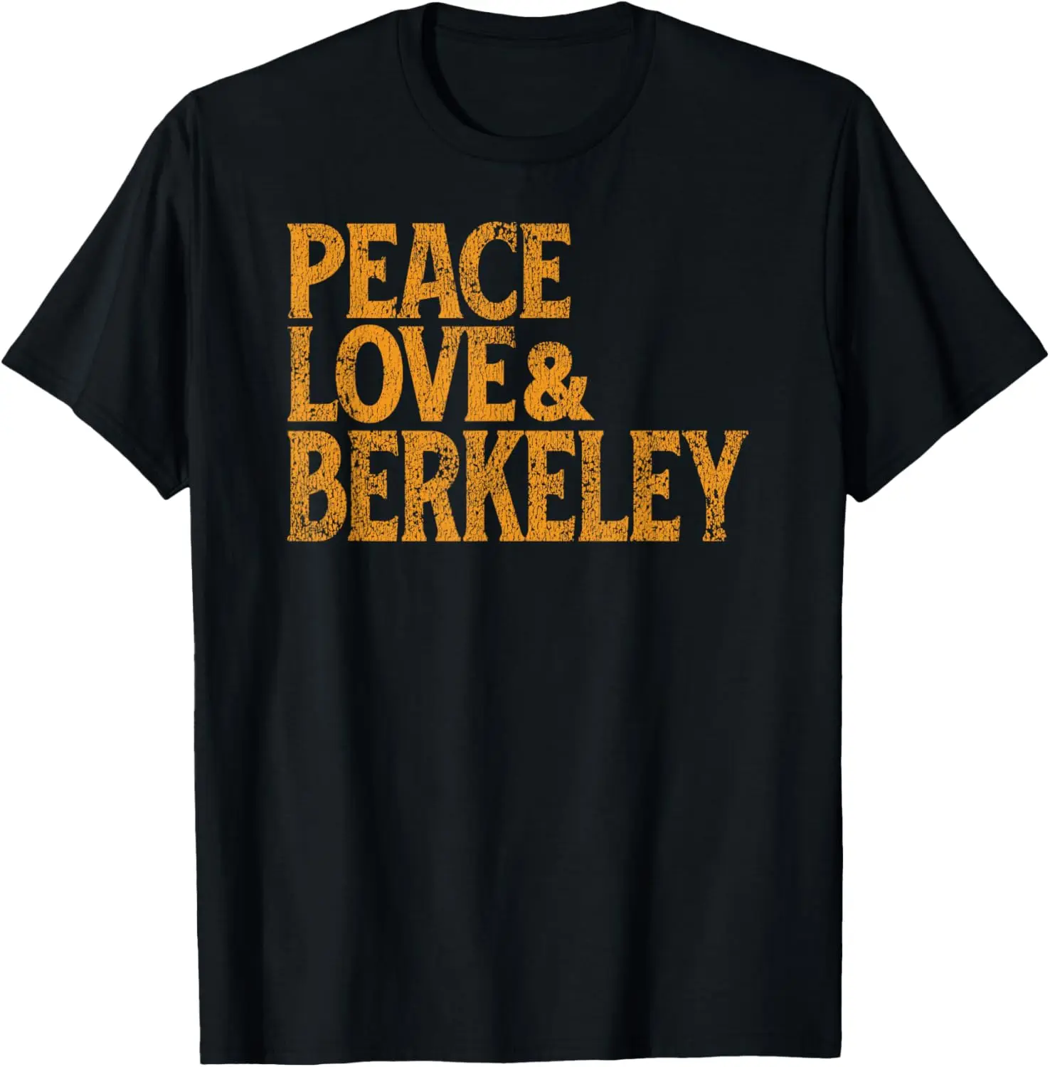 

Футболка Awesome Retro 1960-х годов Peace Love Berkeley California
