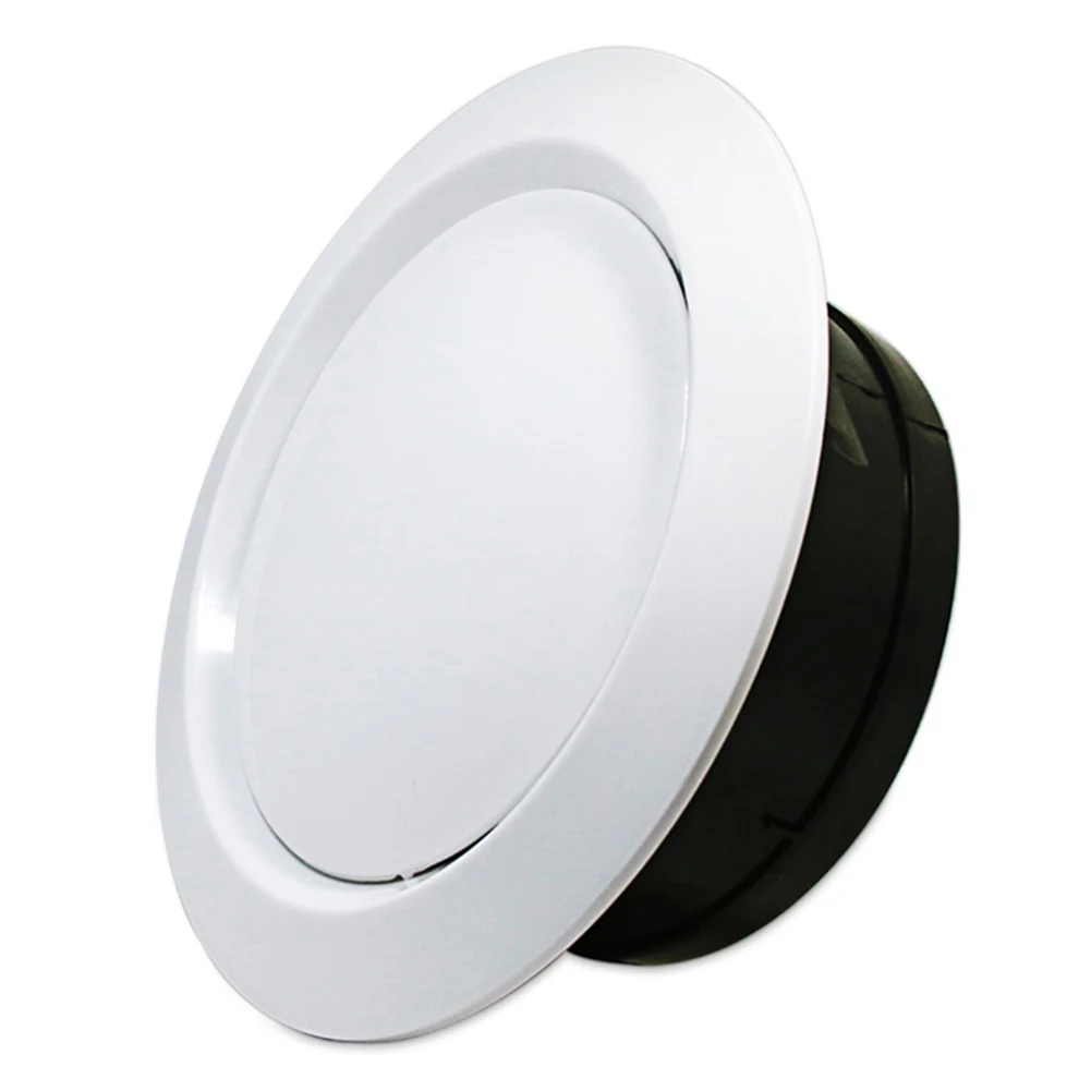 

Vent Cover 75MM, 100MM, 150MM, 200MM ABS Air Conditioning Ventilation Diffuser Adjustable Louver Circular Air Outlet