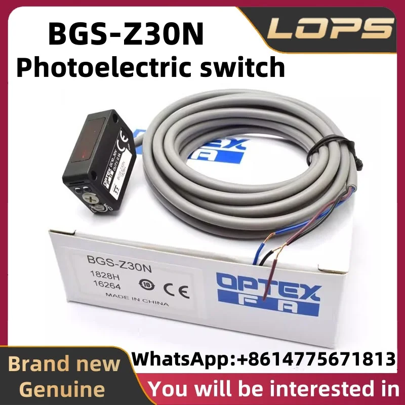 

BGS-Z30N Совершенно новый оригинальный фотоэлектрический датчик OPTEX, большой запас на складе, добро пожаловать за консультацией.