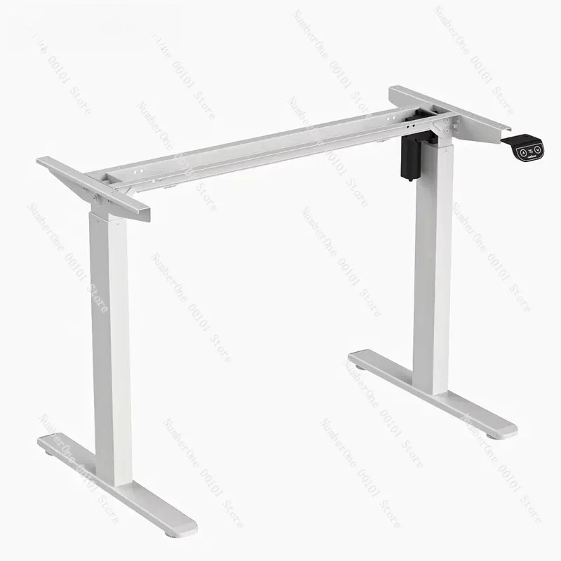 Intelligent Quiet Electric Lifting Table Legs Single Motor Thickened Steel Desk Legs For Home Office Standing Desk Frame Use