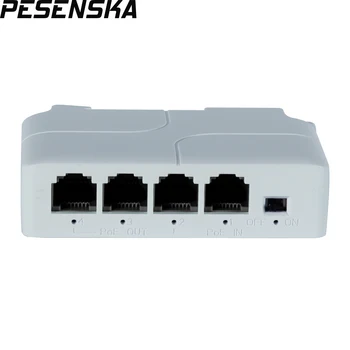 PESENSKA-Repetidor PoE à prova d'água, extensor de 4 portas, 100Mbps, repetidor PoE, IEEE802.3af, no Plug & Play para interruptor de transmissão IP, câmera IP NVR