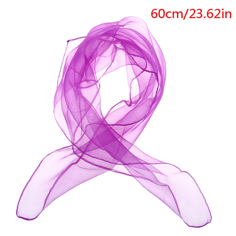 Colorido Sensorial Arco-íris Gaze Lenço, Bebê Malabarismo Dança Ballet, Ginástica, 6pcs