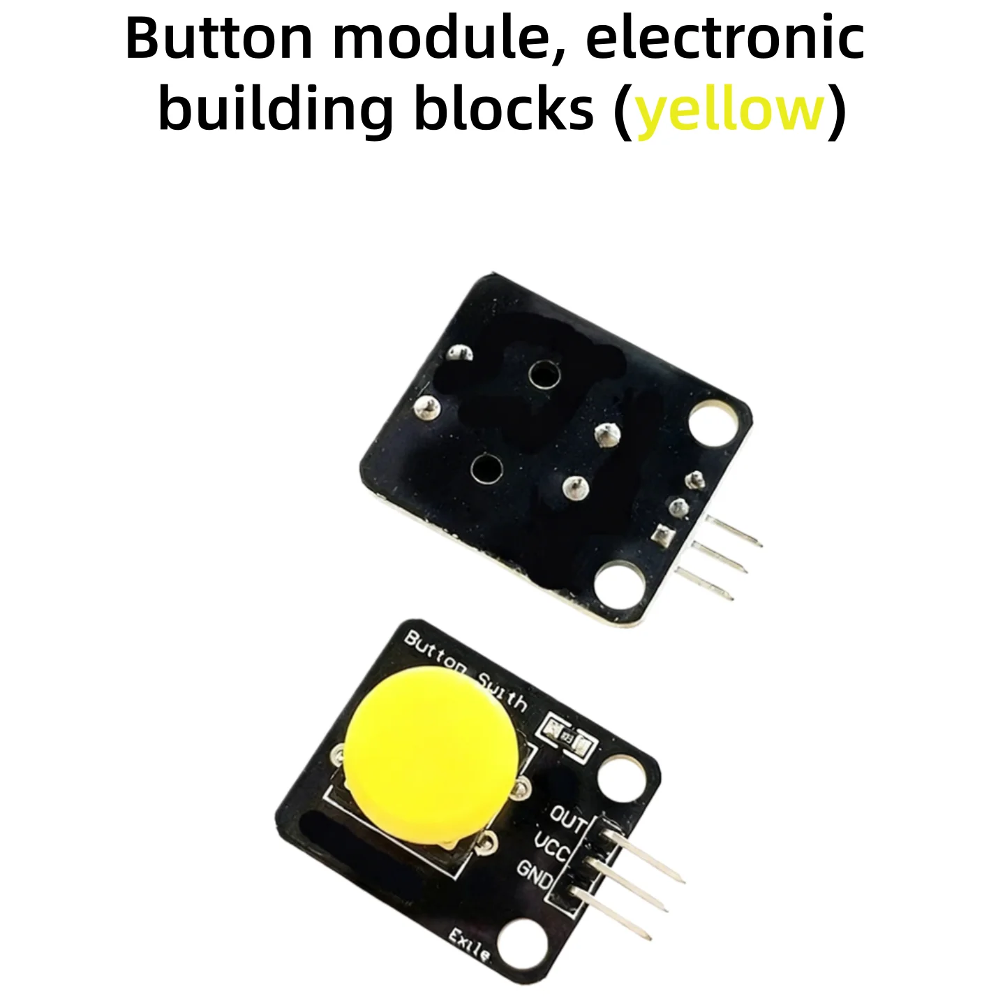 6–1 Stück, 25 x 21 x 14 großes Tastenmodul, leichtes Touch-Schaltermodul mit Hut, hoher Ausgang für Arduino oder Raspberry Pi 3