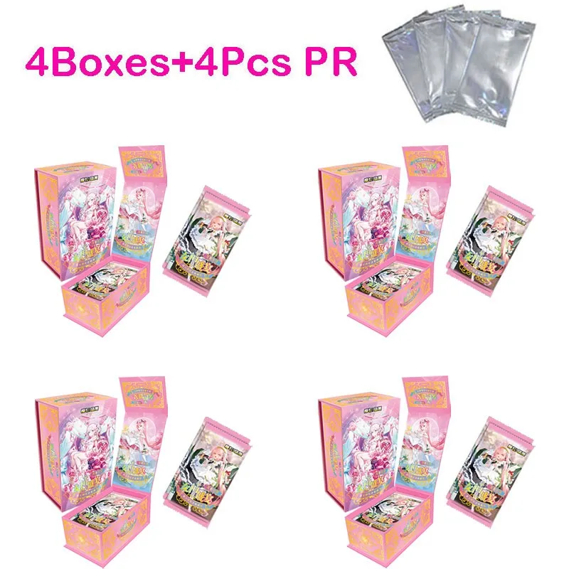 

4Box+4PR Wholesale Price New Goodess Feast 5 Collection Card Waifu Swimsuit Bikini Booster Box ACG CCG TCG Doujin Toy Hobby Gift