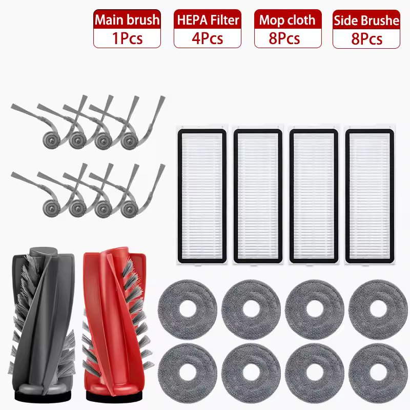 Fit For (Roborock Qrevo Edge / EdgeC / Edge S5A / 5V1 / Curv) Vacuum Parts Main Roller Side Brush Hepa Filter Mop Cloth Dust Bag - Image 19