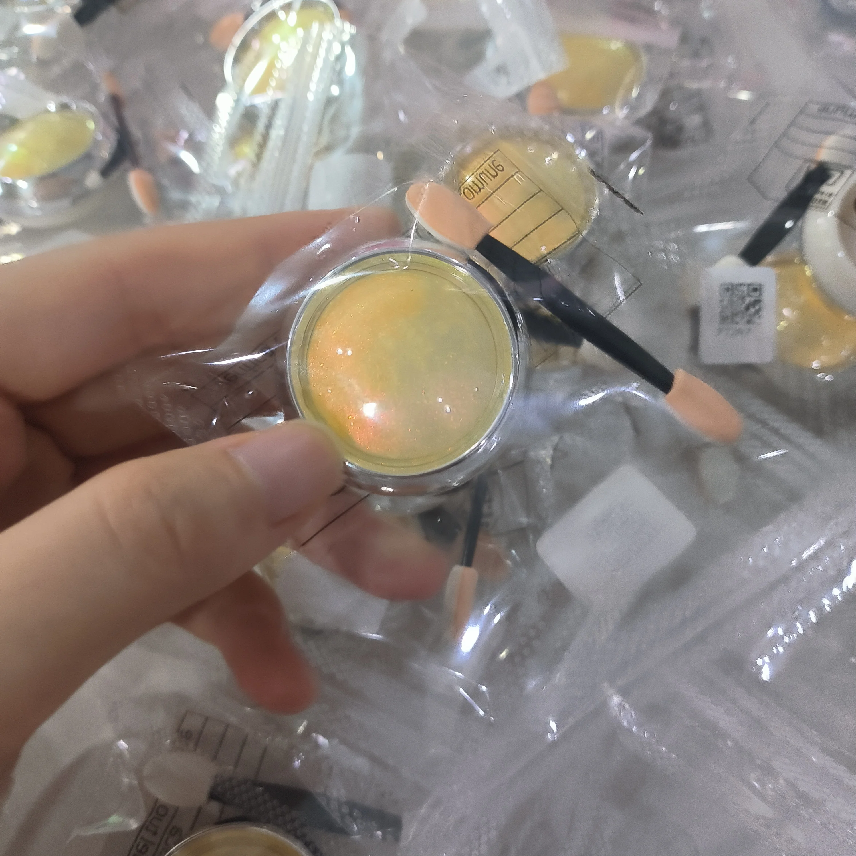 0,2 g/Box Aurora Sunset Orange Nagelpulver Spiegeleffekt Mondlicht Chrom Pigmentstaub für Gelpoliermittel Nail Art Dekorationspulver