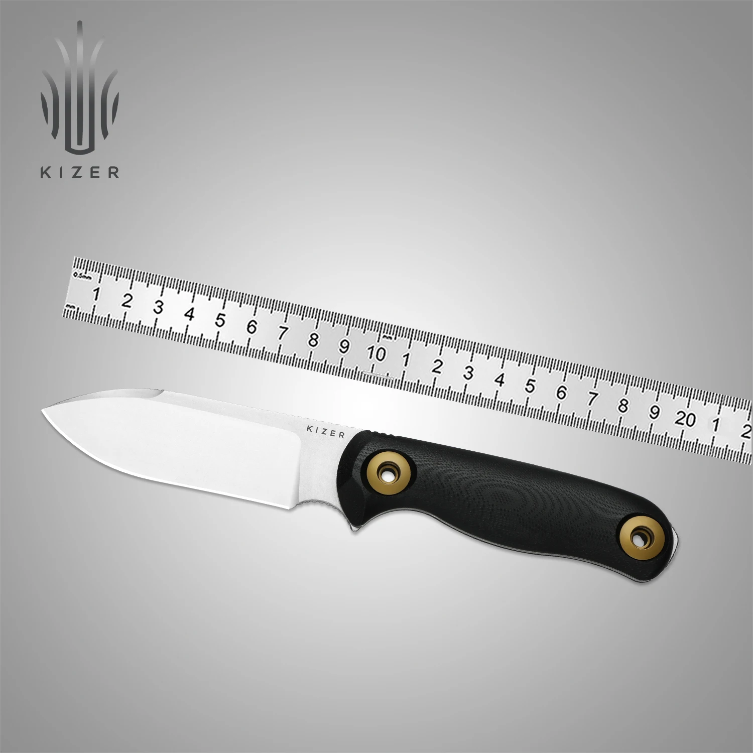 Kizer شفرة مثبتة سكين 1101A1/A2/A3 قطرة الدب فيكس 3 14C28N/1095 شفرة فولاذية G10/ميكارتا مقبض التخييم الصيد السكاكين 2025 جديد