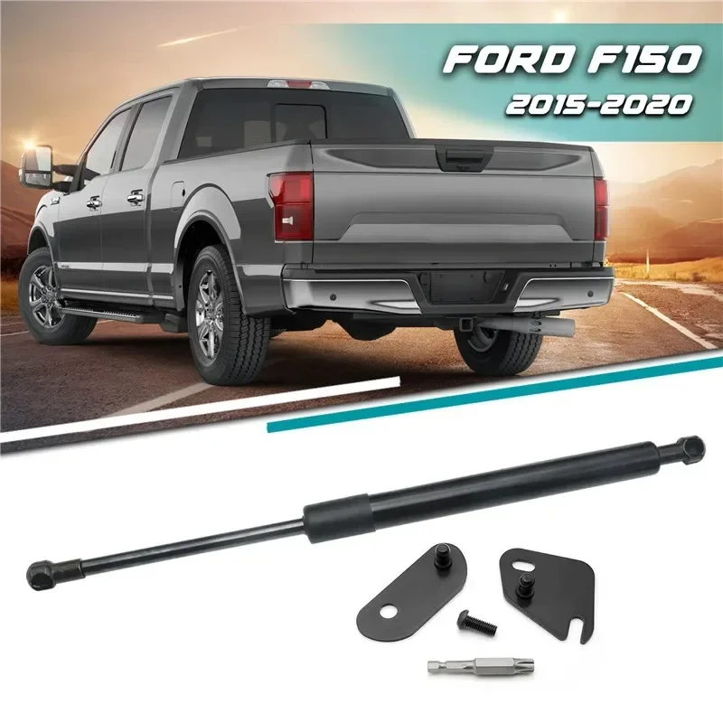 For Ford F-150 2015 2016 2017 2018-2021 1pcs Car Tailgate Lift Support Strut Gas Spring Damper，Automotive Tailgate Hydraulic Rod