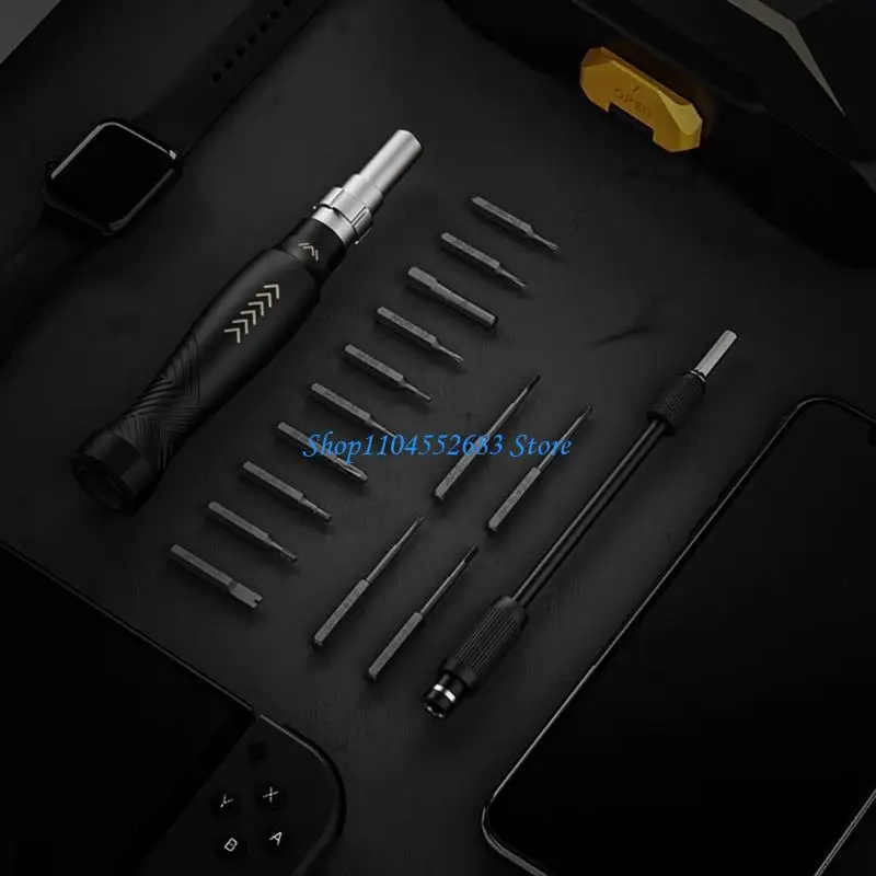 

Y6GD Electric Screwdriver Set, Tip Hand Tool Suitable for Computer Laptop Electronics Work Professional DIYer Repair