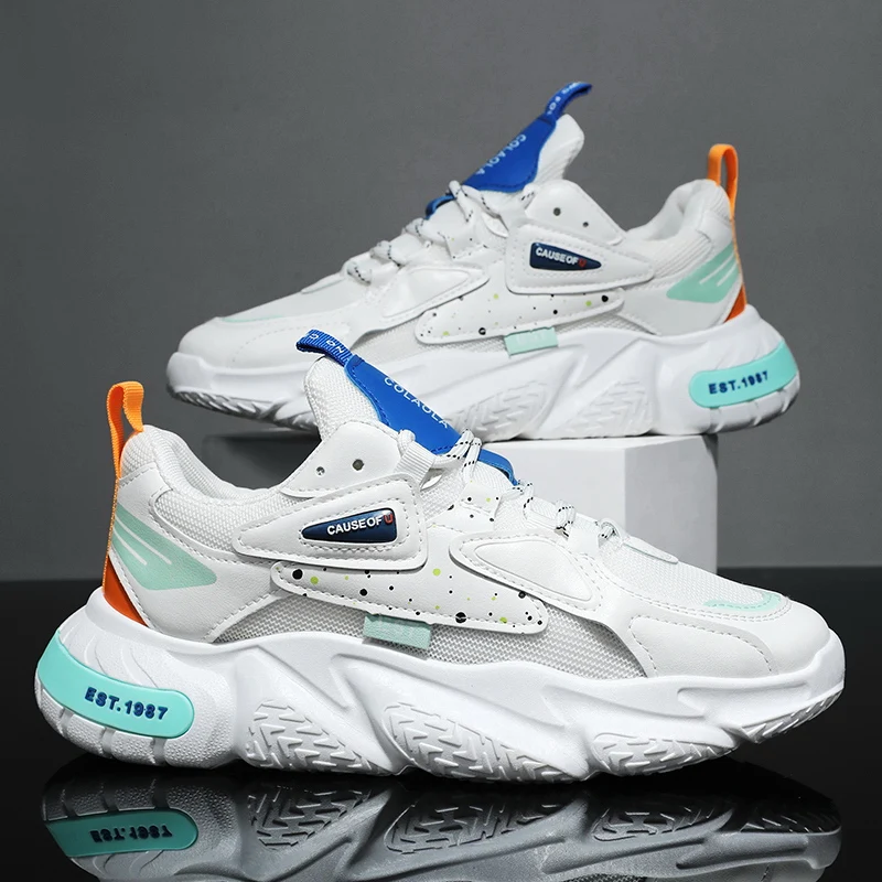 2024 Men\'s Sneakers Fashion Casual Breathable Running Shoes Summer Men Comfortable Mesh Shoe New Sneakers Tenis Masculino Tênis