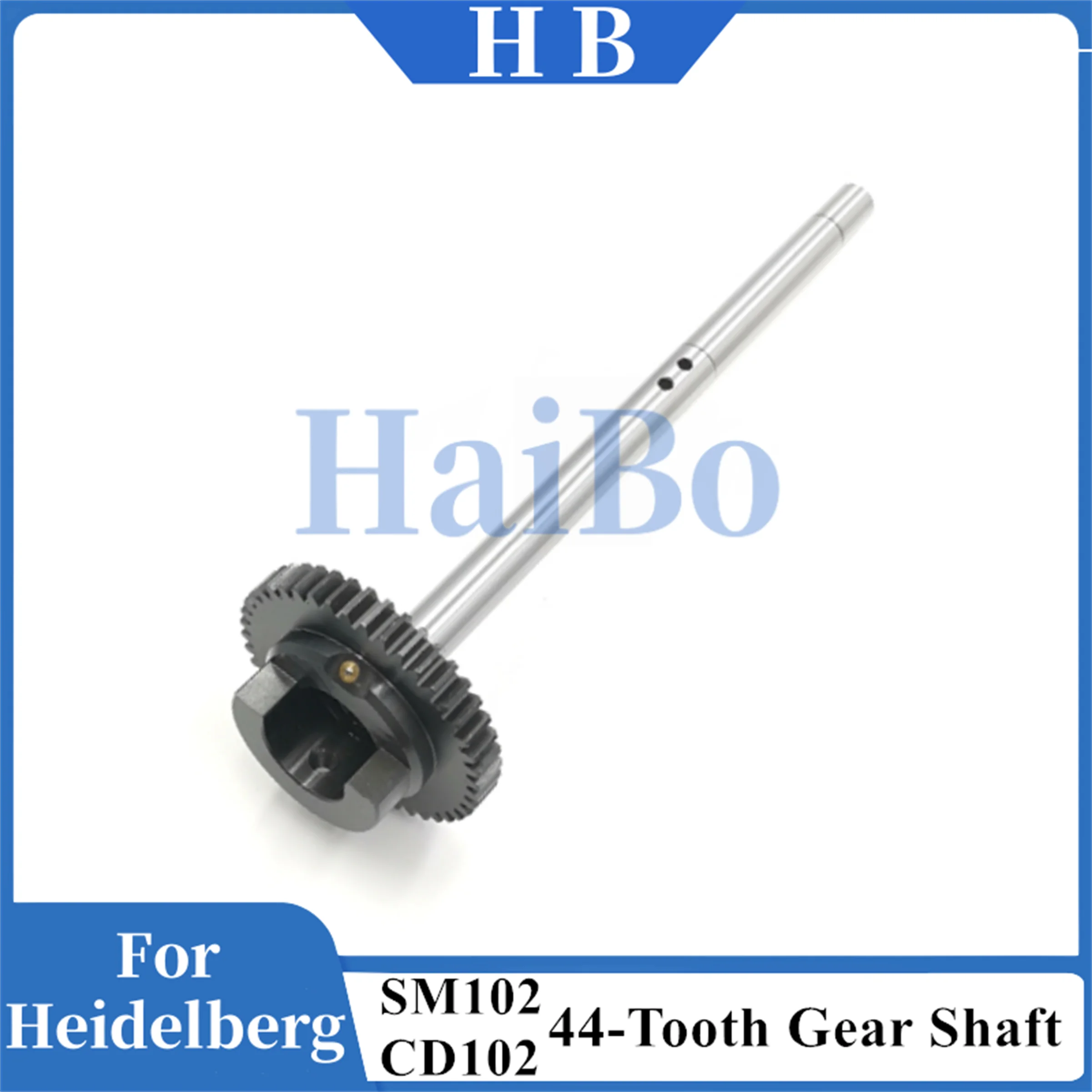 HaiBo Best Quality SM102CD102 Printing Press Water Roller Gear Shaft, 44 Teeth, 71.030.210F, S9.030.210F For Heidelberg
