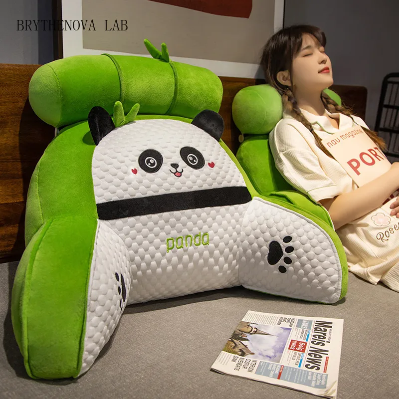 Cartoon Panda Detachable Washable Cushion Bedhead Pregnant Women's Pillow Waist Sofa Decorator Lumbar Support Chair Cushion