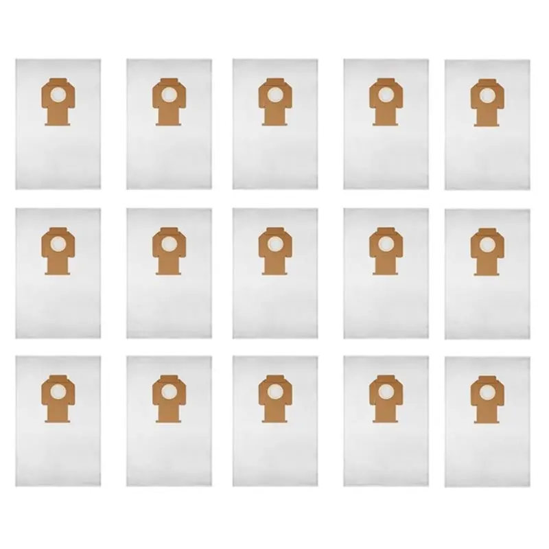 

НОВИНКА 2026 ГОДА: Мешки для пыли DWV9402, 15 шт., нетканые, запасные части, мешки для мусора, для пылесосов