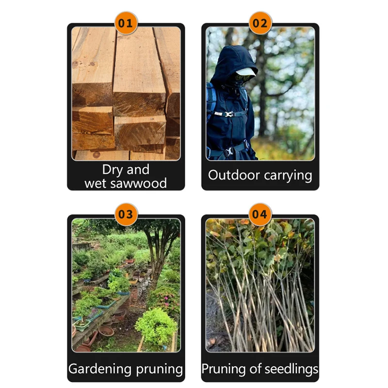 

Portable Camping Saw Flush Cut Saw Saw Woodworking Hand Tools 14" Pocket Folding Saw SK5 Wood Saw,13/14TPI Double Edges Pull Saw