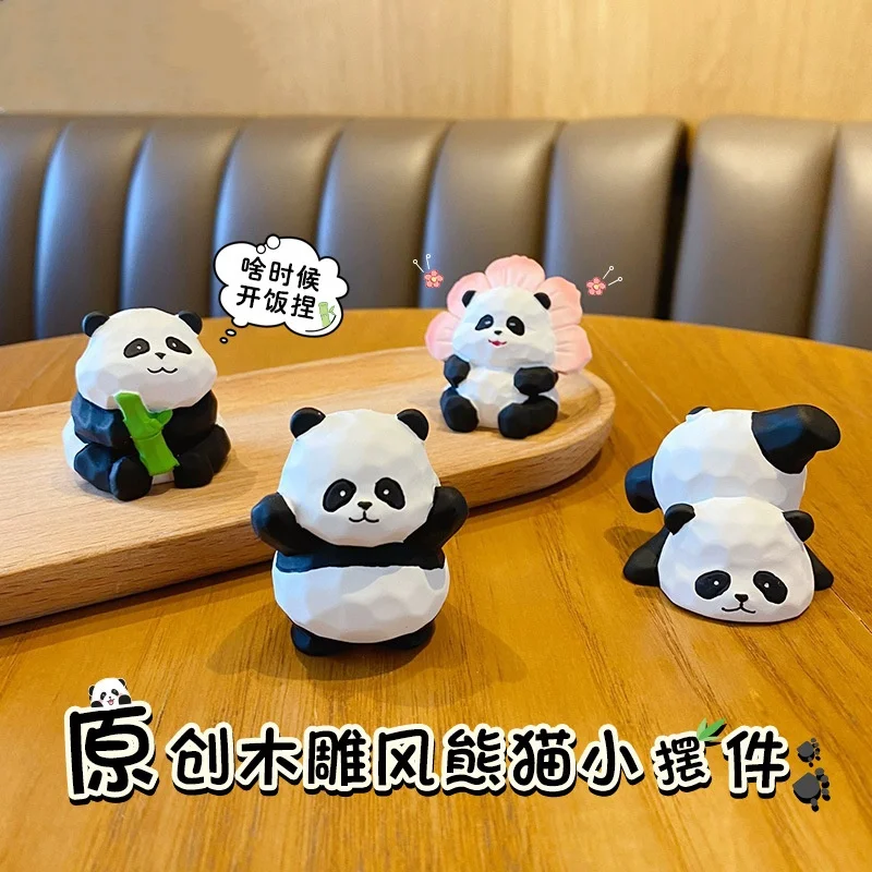 Panda Cute Home Nice Animals Decor Wholesale Home Decore Products As Toy For Kids Home Decorations Modern  Hot Sales In 2024