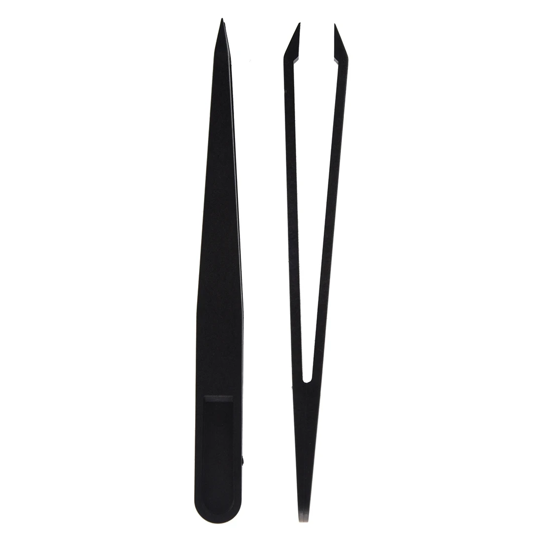 2 x Antistatic Antimagnetic Watch Jewelry Plastic Tweezers