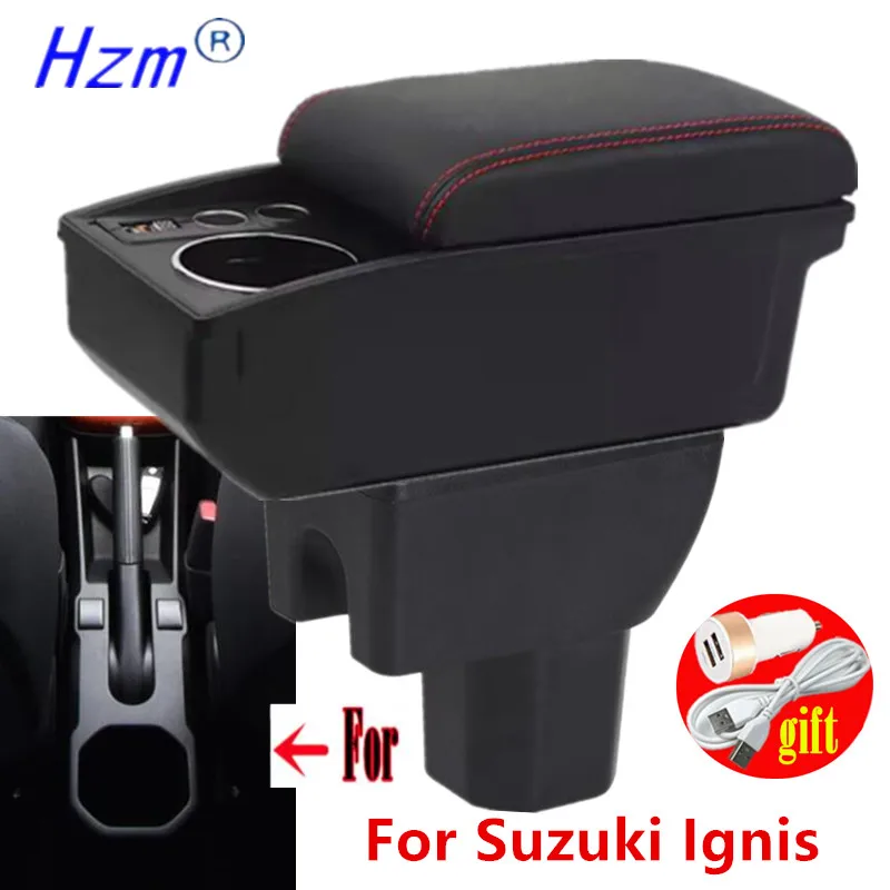 For Suzuki Ignis Armrest Box For Suzuki IGNIS Car Armrest Box Storage Box Interior Dedicated Retrofit Part Car Accessories