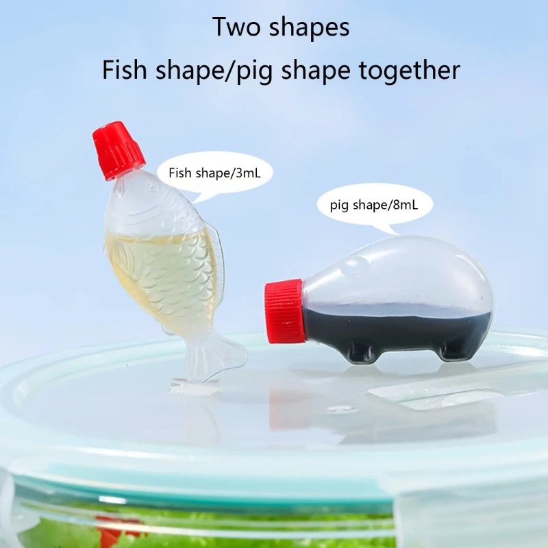 15pcs Mini Sauce Bottle Vinegar Small Soya Sauce Container for Traveling Camping Hiking Walking Portable