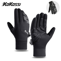 KoKossi Winter Cycling Bike Gloves Waterproof Warm Windproof Outdoor Gloves Touch Screen For Men Women Hiking Skiing Motorbike