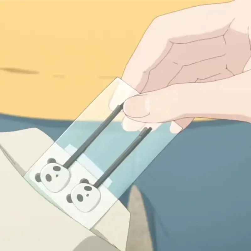 OP01 Anime Skip and Loafer Parrucca Cosplay Mitsumi Iwakura Parrucca Capelli corti Marrone Panda Clip di capelli Accessori per capelli Ragazze6Gd@!