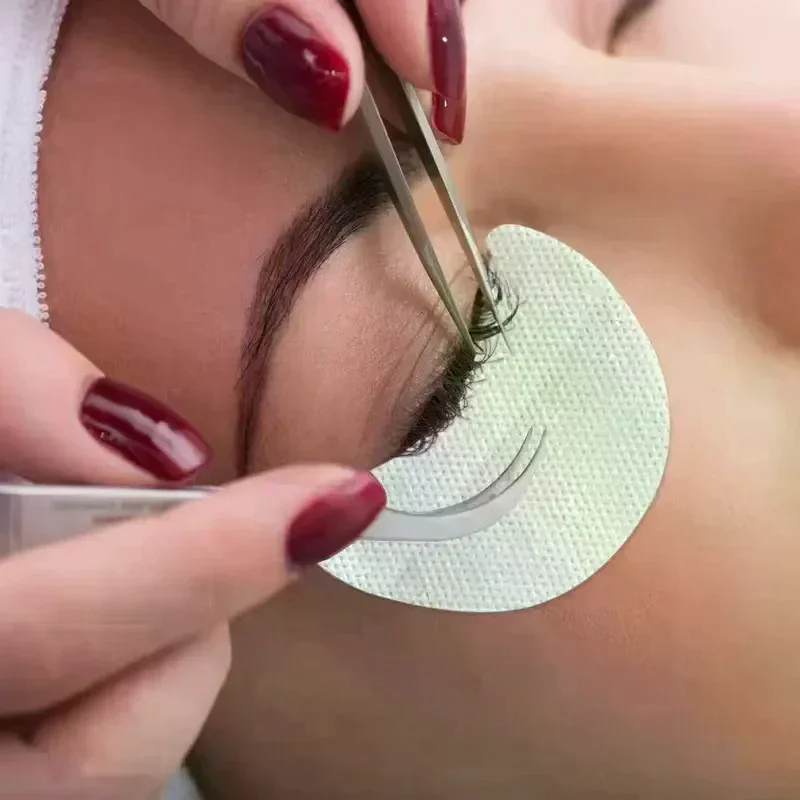 40/50 قطعة المتاح القطن الرموش التصحيح ملصق لإزالة كاذبة لاش رفادة عين التصحيح رمش تمديد الوسادة النساء ماكياج #2