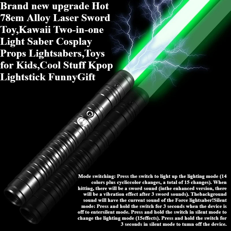 Epee-laser-en-alliage-de-78-cm-jouet-amusant-sabre-lumineux-kawaii-accessoires-de-cosplay-jouets-pour-garcons-cadeau-kpop-original-et-tendance
