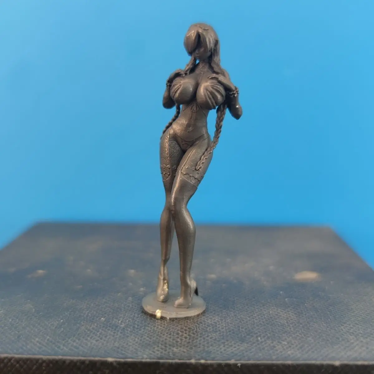 Brass Miniature Decorative Statue- Handmade Collectible Home Decor Ornament