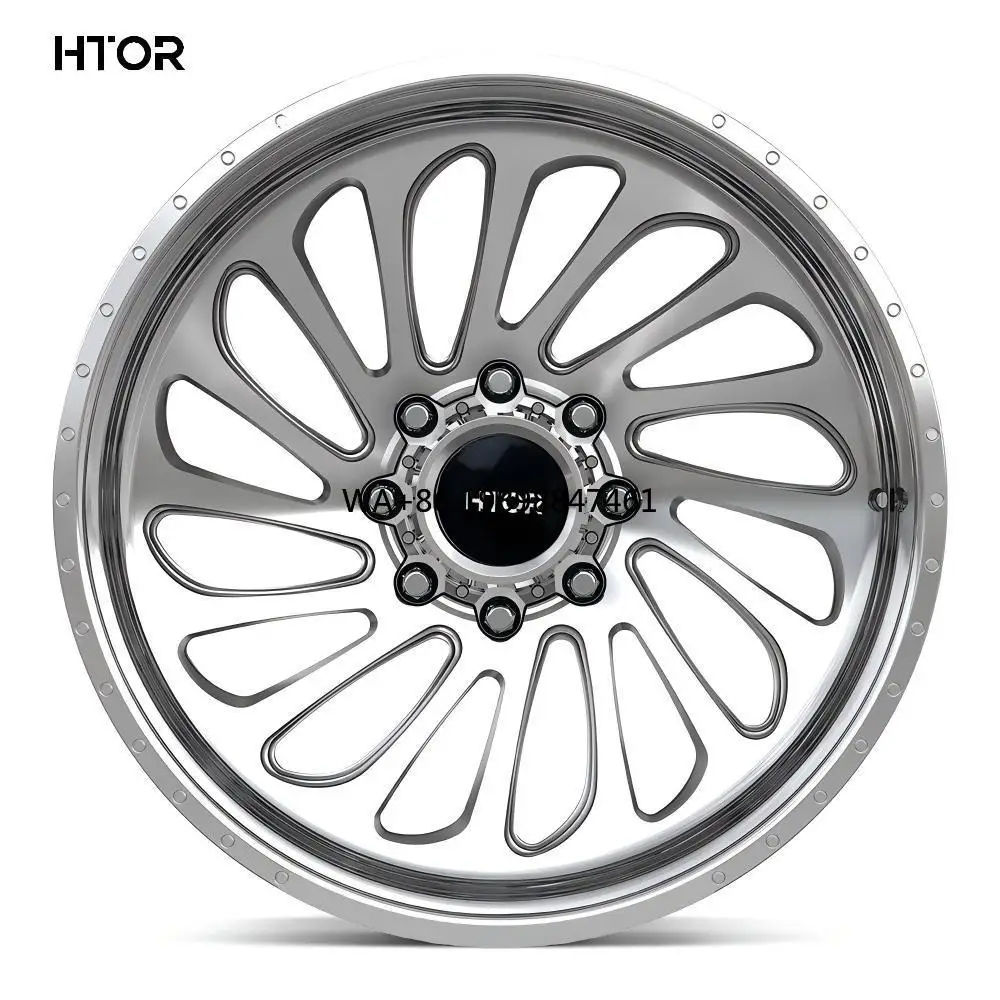

Кованые полированные внедорожные диски HTOR 26x16J 24x14J 8x170 8x165.1 с глубоким вылетом (Deep Lip)