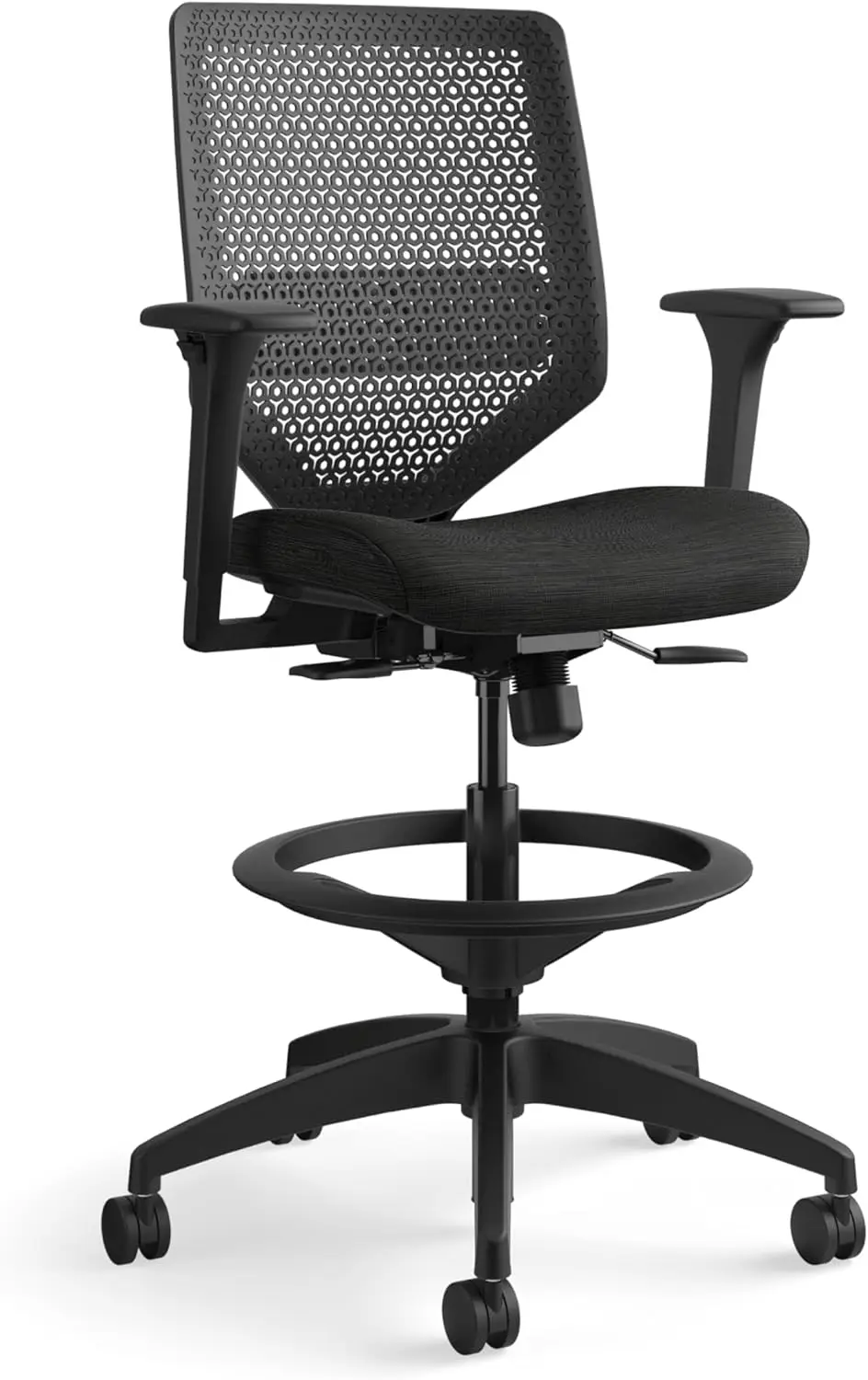 Solve Standing Desk Chair, Reactiv High Back Support, Office Chair With Foot Rest, Ergonomic Office Chairs, Adjustable Height