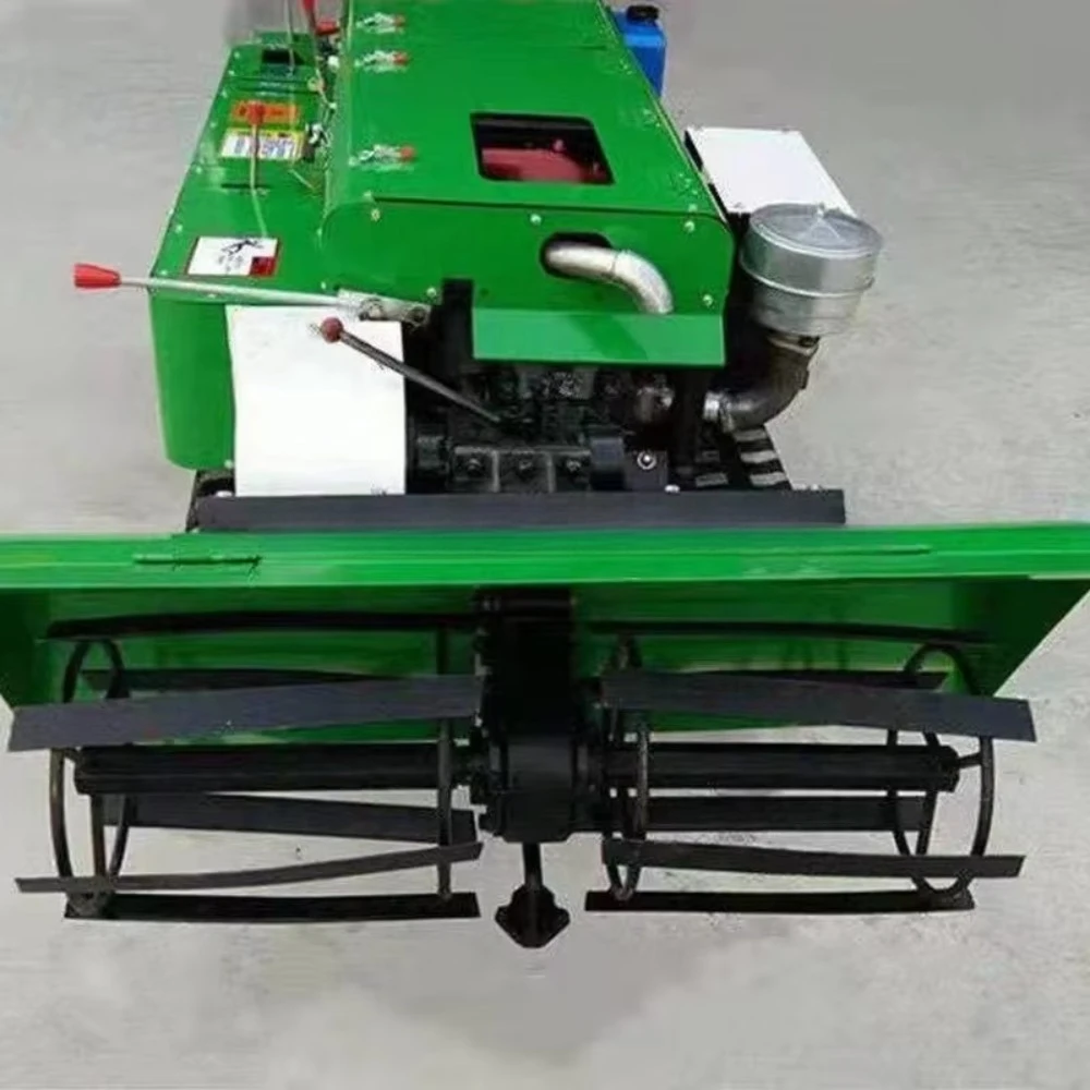 Farm Digging Equipment Machine Crawler Rotary Furrow Plough Machine Urea Fertilizer Distributor Agricultural Machinery Equipment
