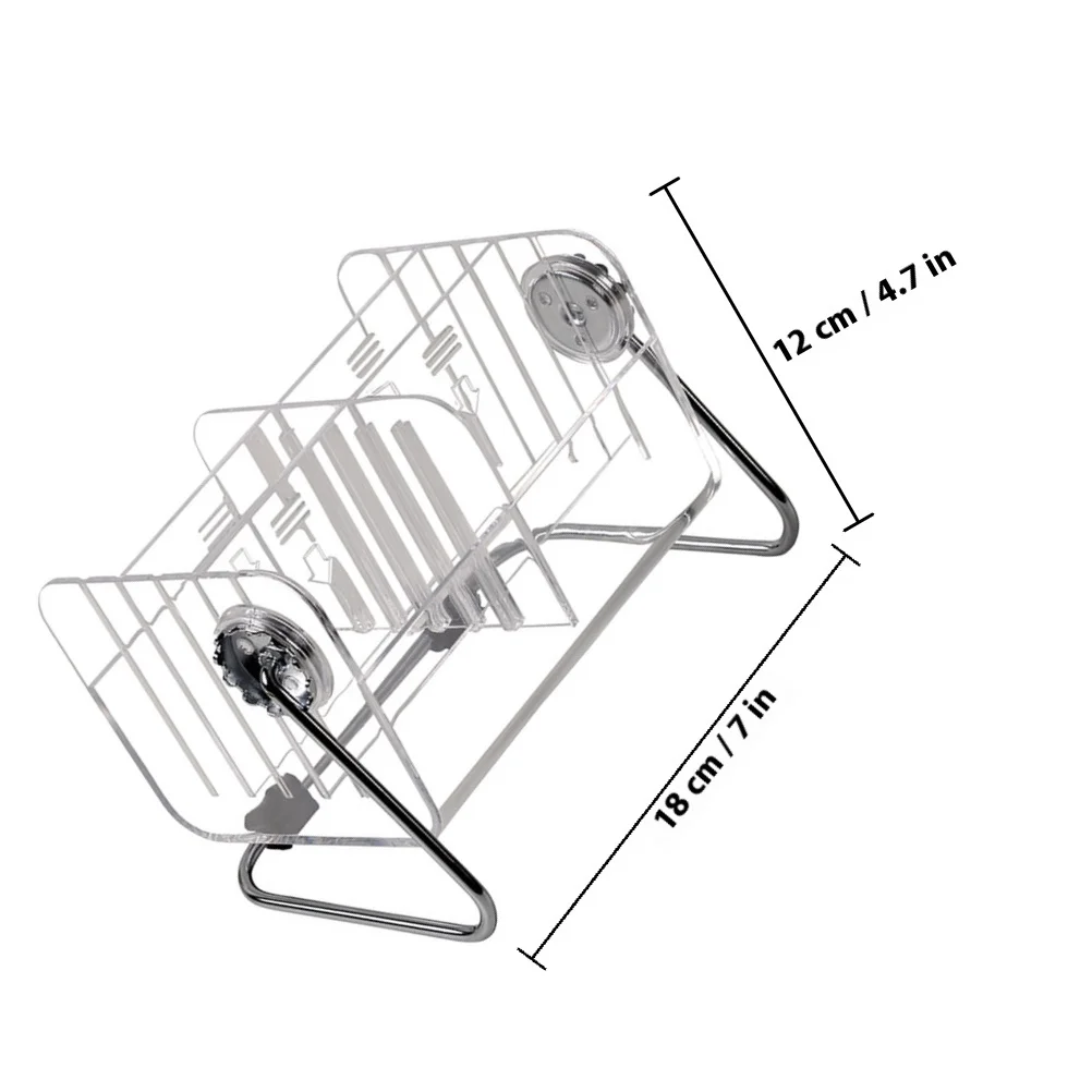 صندوق منظم سطح المكتب من الأكريليك حقيبة تخزين شفافة لفرش مستحضرات التجميل ومفاتيح الغرور أشتات حامل سطح الطاولة للمكتب المنزلي