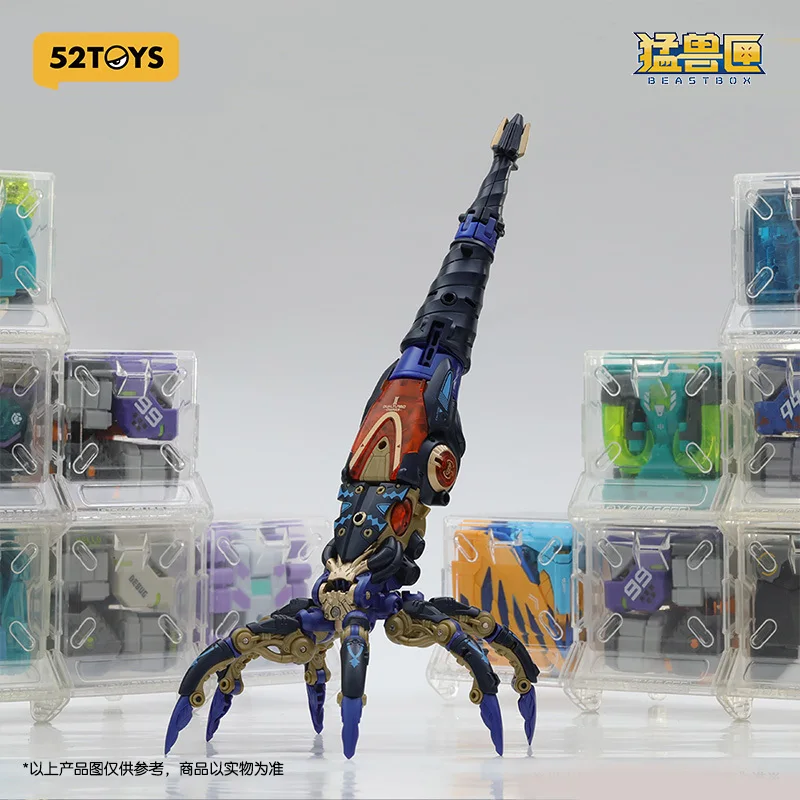 52TOYS BEASTBOX BB-52 다운스파이럴 심해 오징어 변형 로봇 메카 모델 키트 관절형 액션 피규어 수집용 장난감 선물