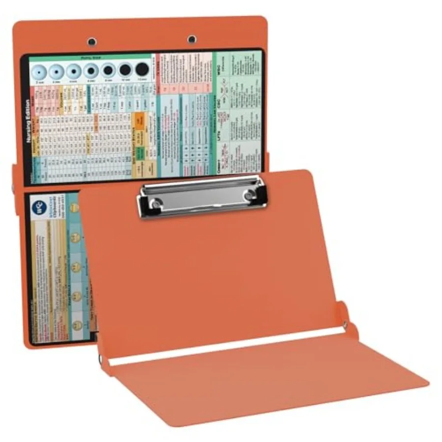 

Whitecoat Clipboard® - Coral Nursing Edition Folding Nursing Clipboard