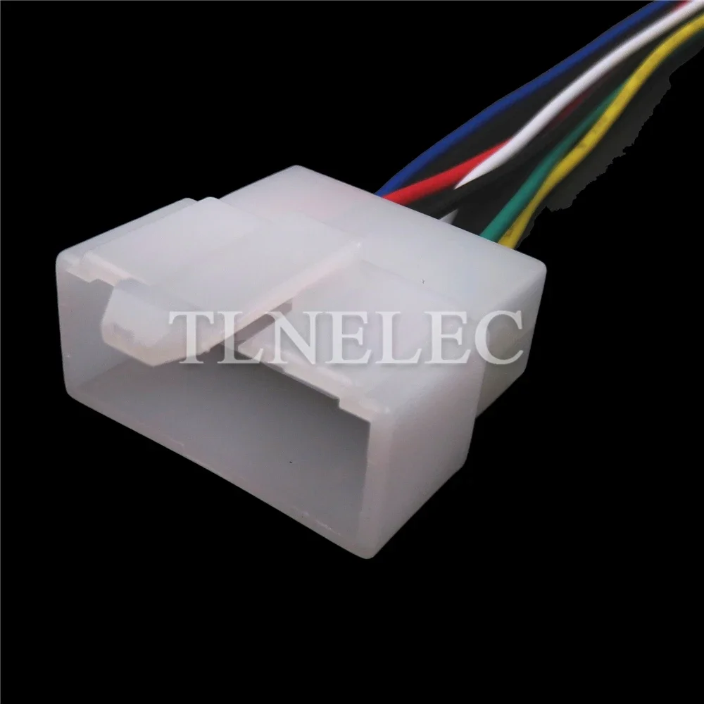 Enchufe blanco de gran potencia para automóvil de 6 pines con cables, conectores de Cable de cableado macho hembra para coche 6110-4563 6120-2063