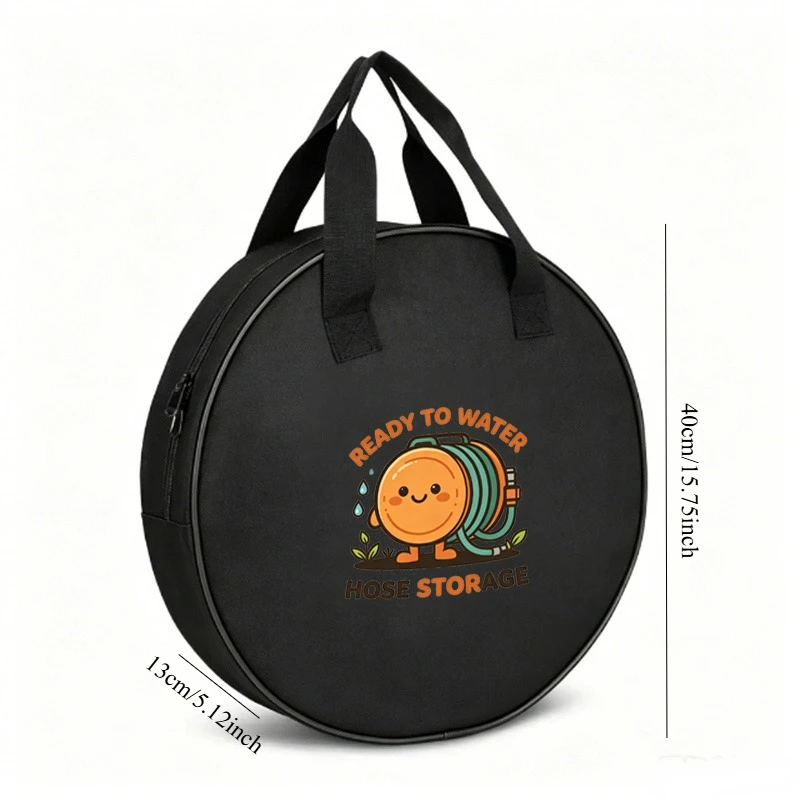 Round Zipper Tool Kit A portable storage bag made of durable fabric perfect for holding cables chargers, and various small tools