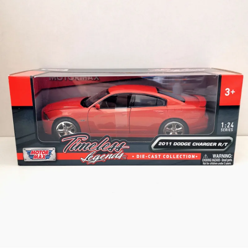 

Diecast 1:24 Scale Motormax 2011 Charger R/T Simulation Alloy Toy Car Model Scene Decoration Classic Collectible Souvenir Hobby